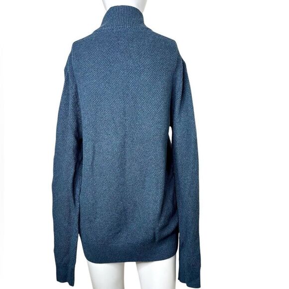 Blue Half-Zip Sweater - Picture 2 of 2